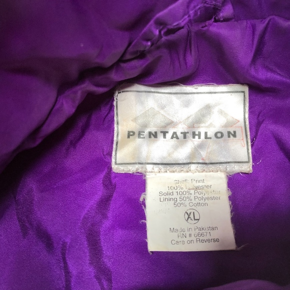 90s Pentathlon Womens Lightweight Jacket SZ XL - Picture 3 of 5